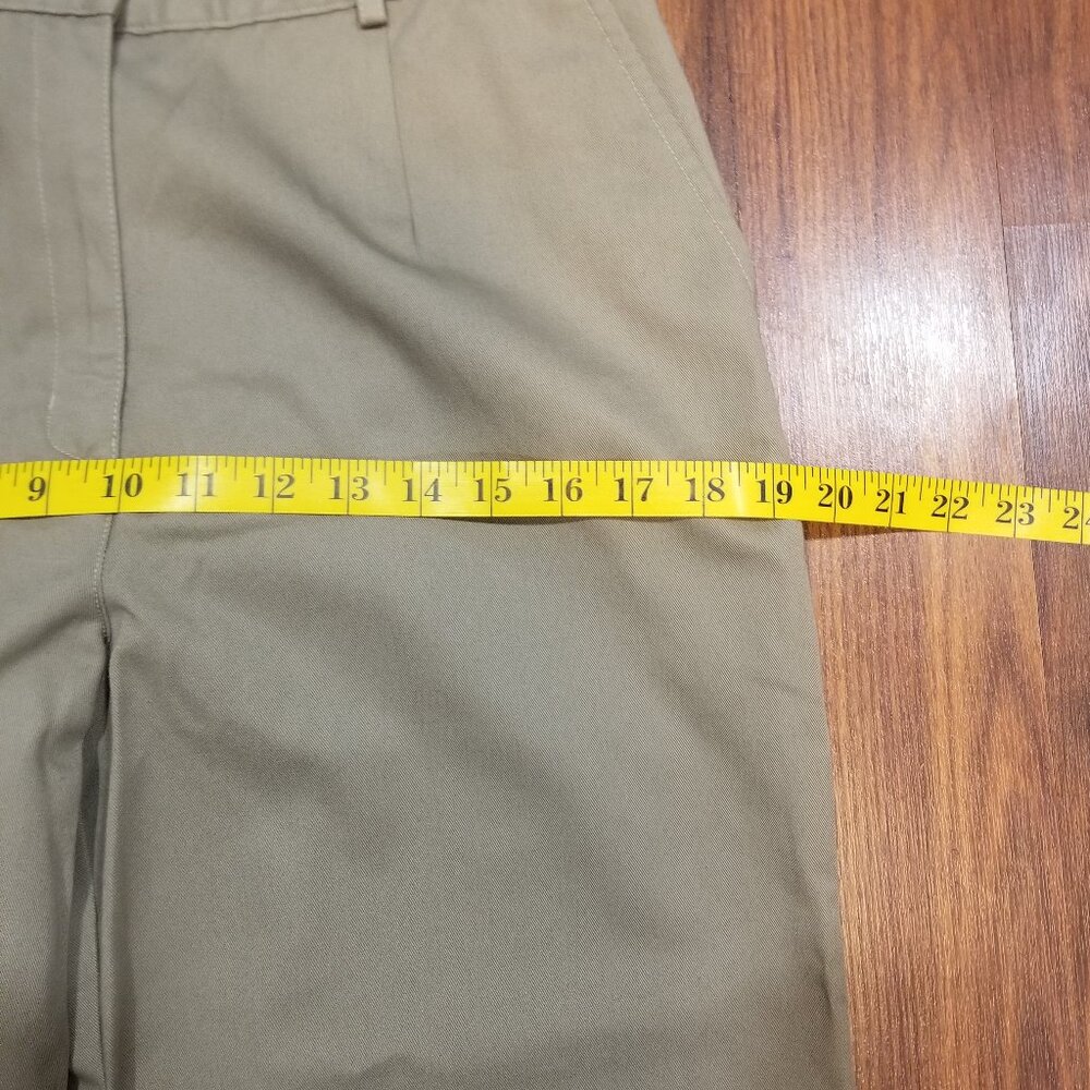 Ladies' L.L. Bean Cropped Khaki Chinos, Size 12 R, EUC - Picture 8 of 10